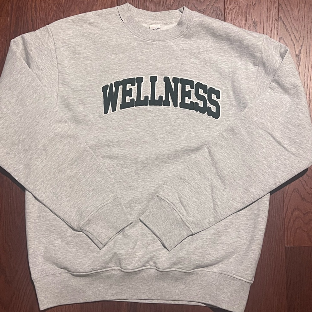 Sporty & Rich Wellness Crewneck Sweatshirt (Unisex) Medium EUC